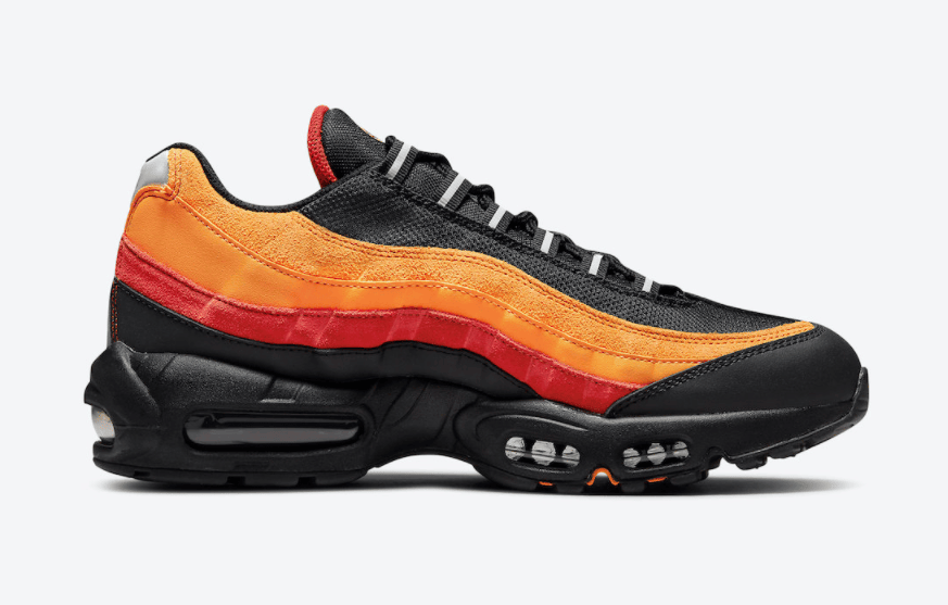 西红柿炒蛋！Nike复古跑鞋Air Max 95新配色即将发售！ 货号：DC9412-001