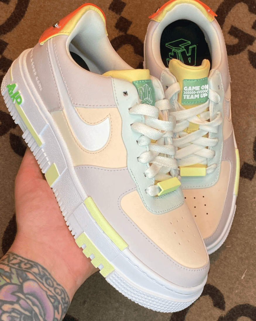 电竞主题！马卡龙解构！全新LPL x Nike AF1 Pixel首度曝光！