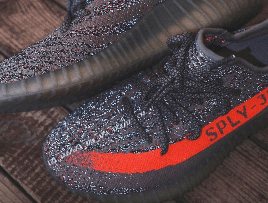 全新Yeezy 350 V2“灰橙满天星”最新实物图曝光！太骚气！