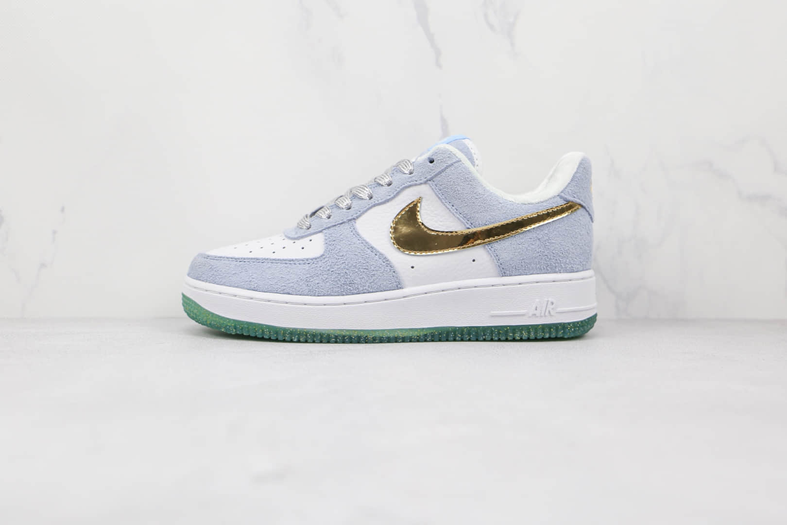 耐克Nike Air Force 1 Low纯原版本低帮空军一号冰雪奇缘配色板鞋内置气垫 货号：CW1577-001