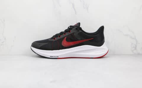 耐克Nike Winflo 8纯原版本温弗罗八代黑红色线条慢跑鞋原楦头纸板打造 货号：CW3419-003