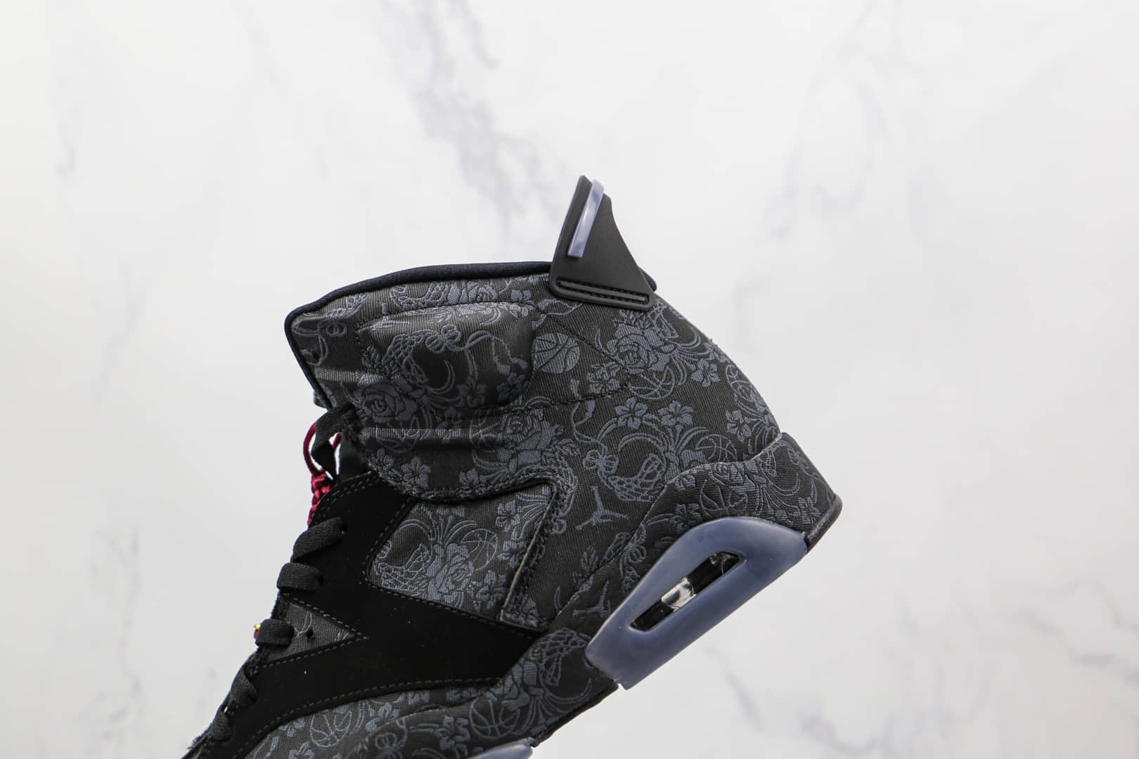 乔丹Air Jordan 6 SD WMNS Singles Day纯原版本黑丝绸中国结花卉纹理AJ6篮球鞋原楦头纸板打造 货号：DB9818-001