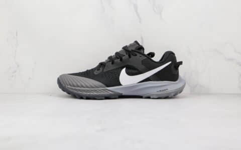 耐克Nike Air Zoom Terra Kiger 6纯原版本征服荒野系列飞马6代黑白色慢跑鞋原盒原标 货号：CJ0219-001