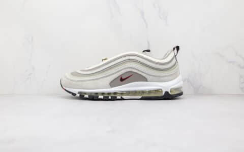 耐克Nike Air Max 97纯原版本子弹头Max97灰白色气垫鞋原楦头纸板打造 货号：DB0246-001