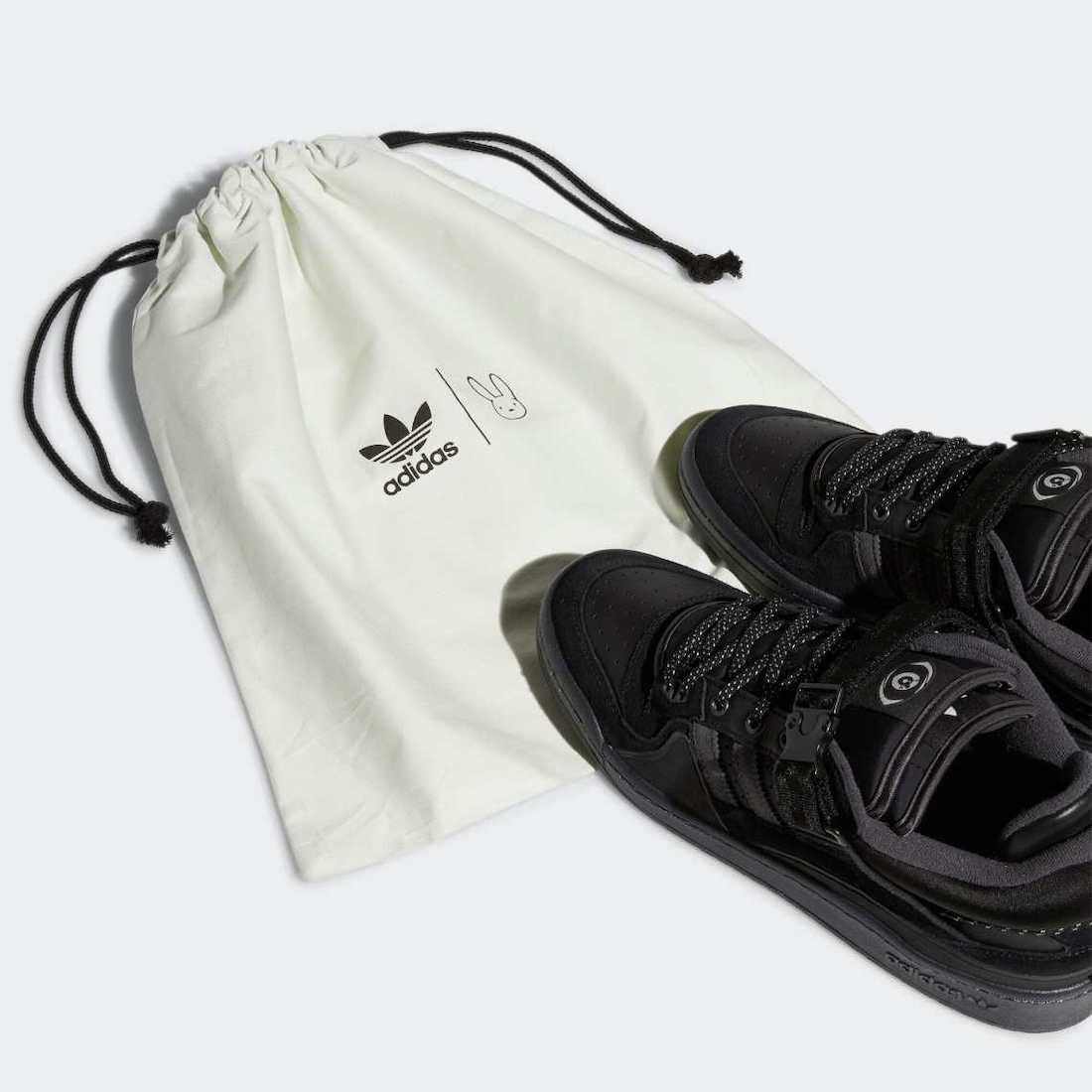 户外机能感！全新Bad Bunny x adidas Forum Buckle Low即将登场！ 货号：GW5021