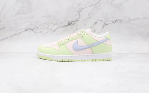 耐克Nike Dunk Low “Light Soft Pink”纯原版本低帮Dunk冰柠黄粉原装头层打造 货号：DD1503-600