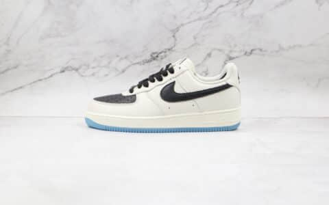 耐克NiKe Air Force 1 Low纯原版本低帮空军一号黑白可可配色板鞋内置气垫 货号：CU6603-113