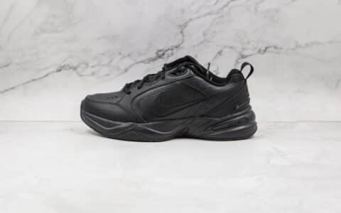 耐克Nike Air Monarch M2K纯原版本复古M2k纯黑色老爹鞋原盒原标 货号：415445-001