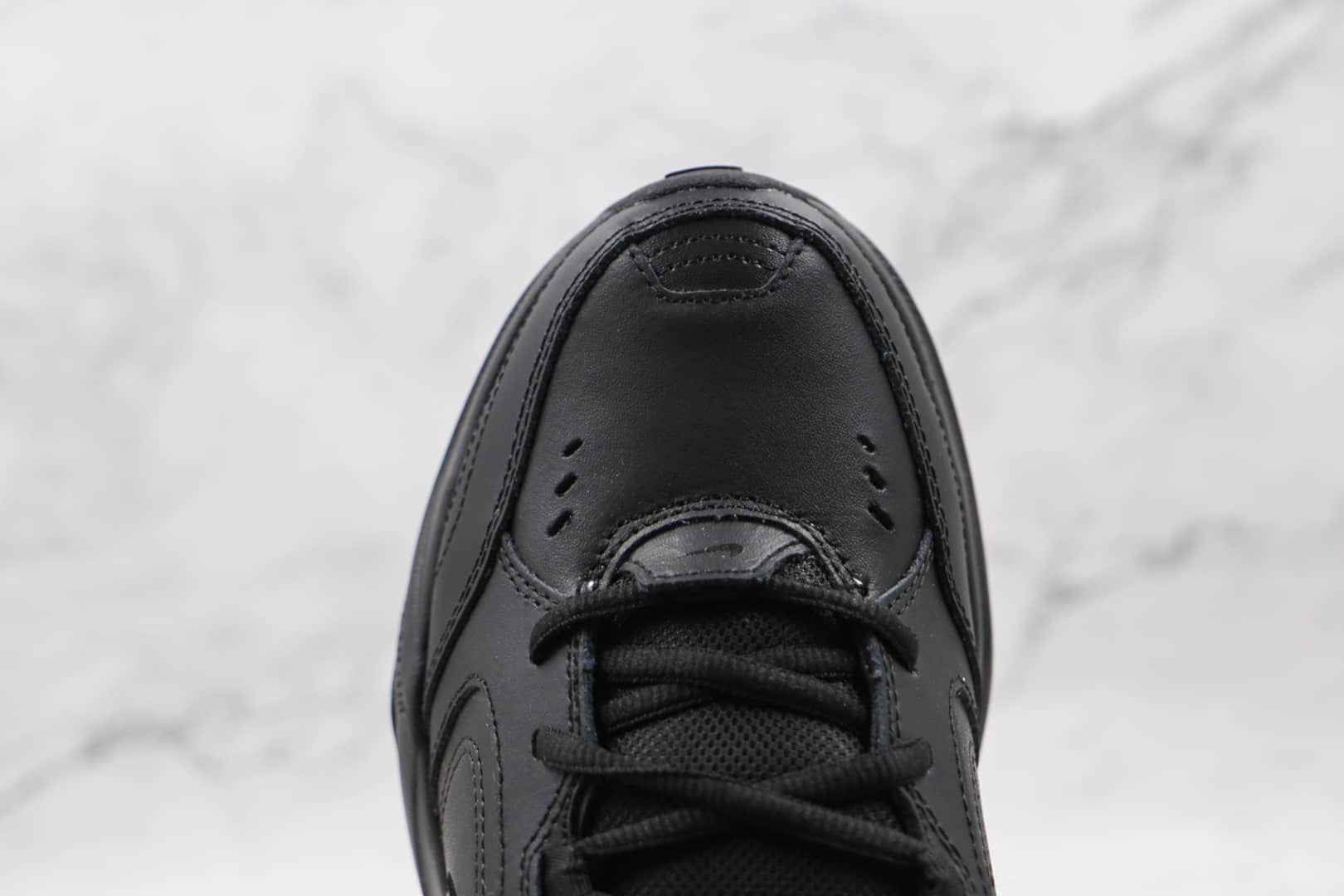 耐克Nike Air Monarch M2K纯原版本复古M2k纯黑色老爹鞋原盒原标 货号：415445-001