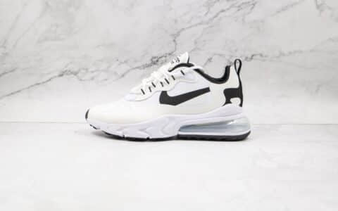 耐克Nike React Air Max 270V2纯原版本半掌气垫Max270二代白黑色慢跑鞋原档案数据开发 货号：CT1264-102