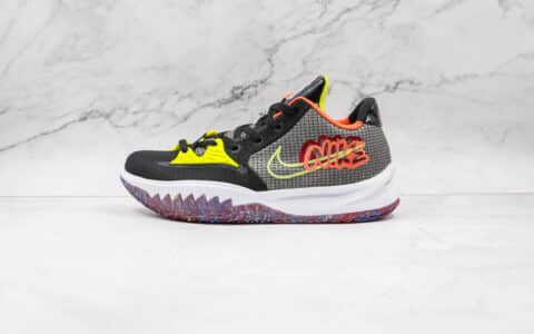 耐克Nike Kyrie 4 Low Ep公司级版本欧文4低帮男子实战篮球鞋黑绿橙色原档案数据开发 货号：CZ0105-002