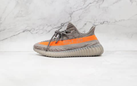 阿迪达斯adidas Yeezy Boost 350 V2公司级版本侃爷椰子350V2灰橙满天星尖端性价比 货号：GW1229