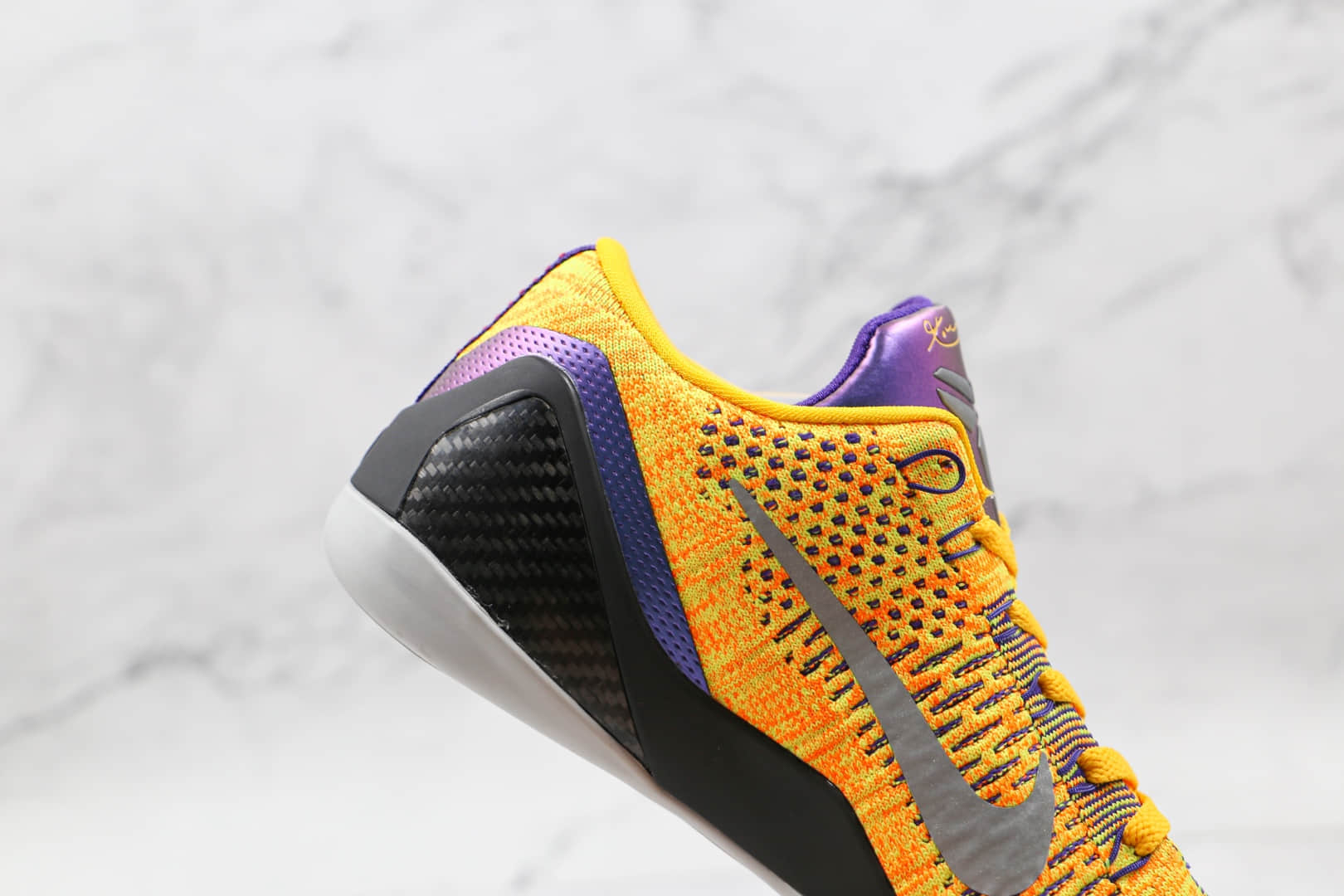 耐克Nike Zoom Kobe IX纯原版本科比9代紫金色黑曼巴篮球鞋支持实战 货号：630487-500