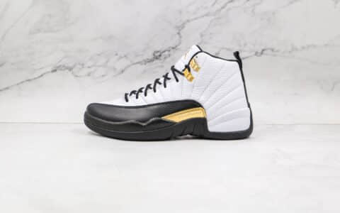 乔丹Air Jordan 12纯原版本黑白金色AJ12篮球鞋原档案数据开发 货号：CT8013-170