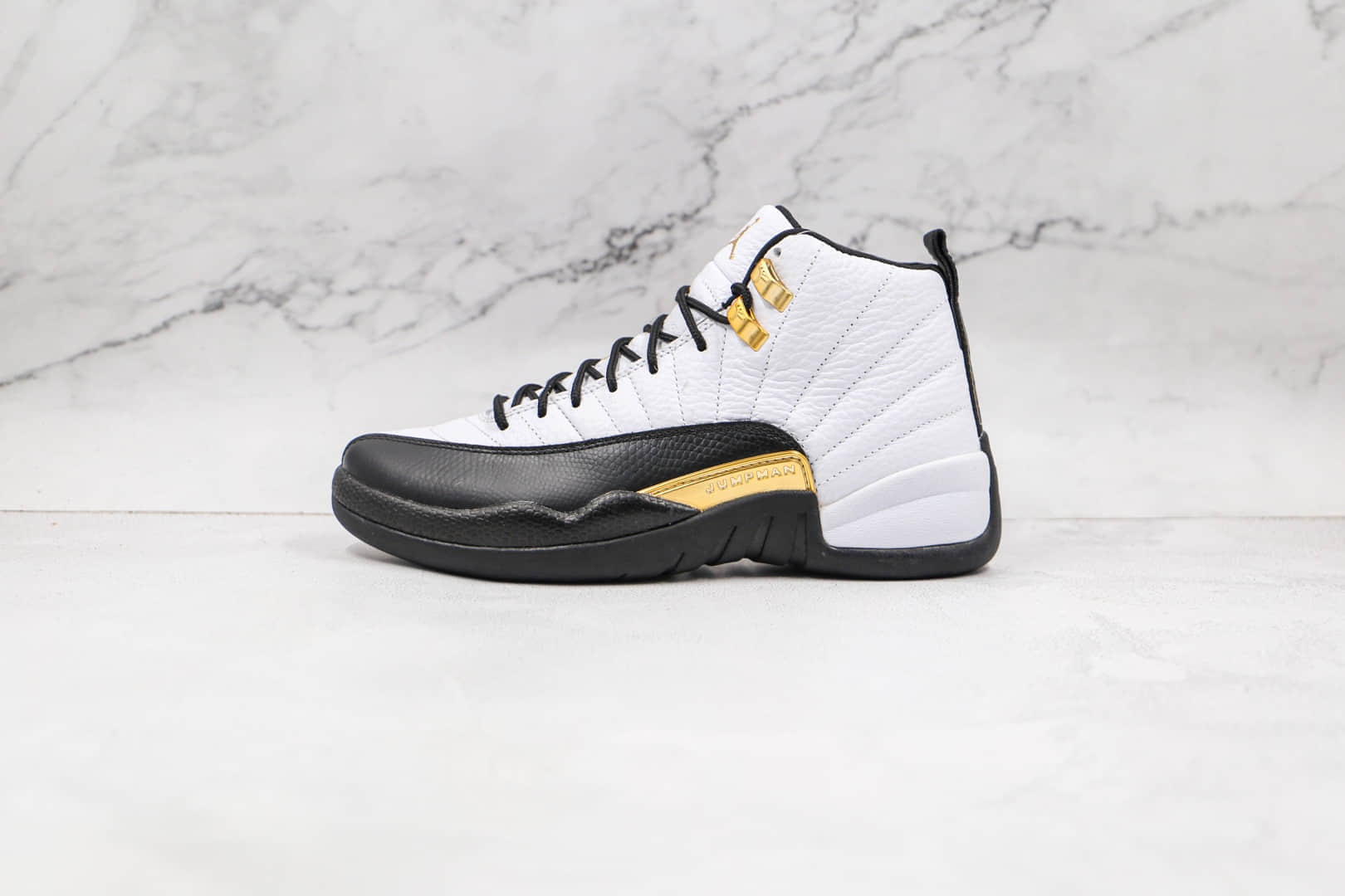 乔丹Air Jordan 12纯原版本黑白金色AJ12篮球鞋原档案数据开发 货号：CT8013-170