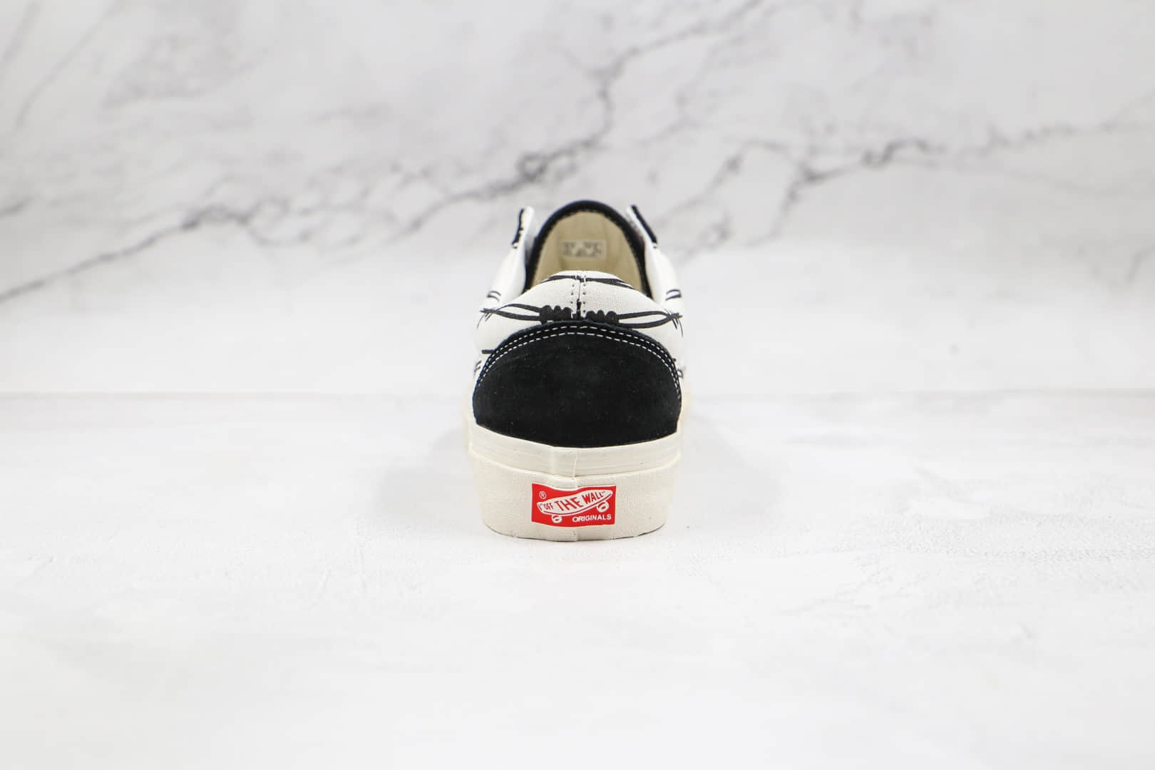 万斯Vans OG Old Skool NS LX公司级版本低帮条纹黑白色硫化帆布鞋原盒原标原厂硫化大底