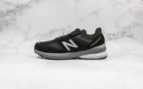 新百伦New Balance in USA M990V5纯原版本复古老爹鞋NB990V5慢跑鞋原档案数据开发 货号：W990BK5