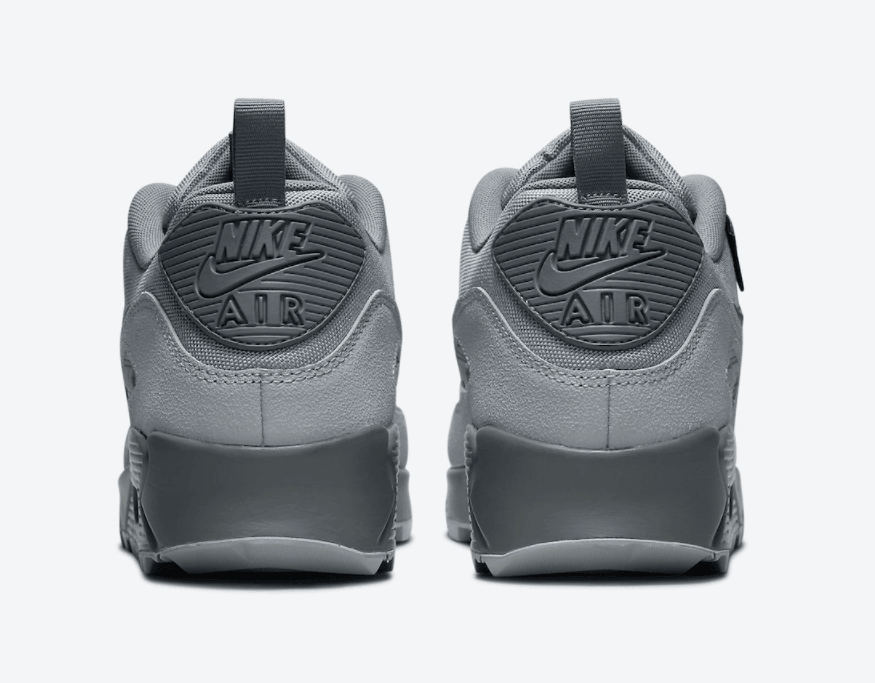 鞋舌带兜！全新Nike Air Max 90 Surplus“狼灰”首度曝光！ 货号：DC9389-001