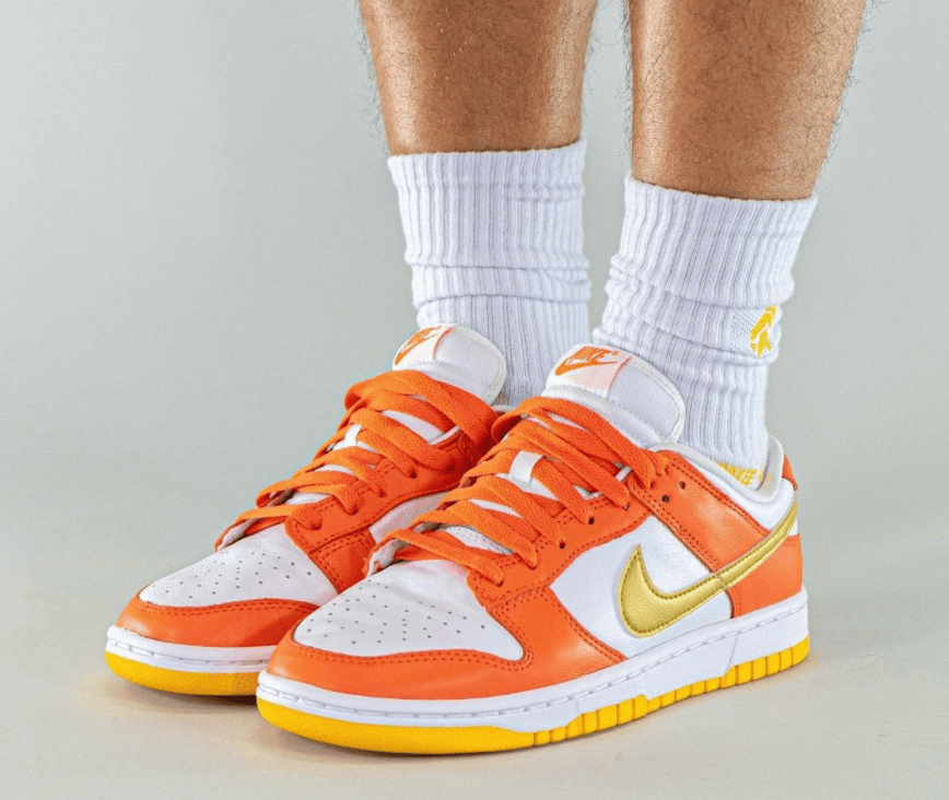 “雪城金钩”！全新白橙Nike Dunk Low首度曝光！