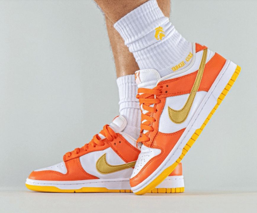 “雪城金钩”！全新白橙Nike Dunk Low首度曝光！