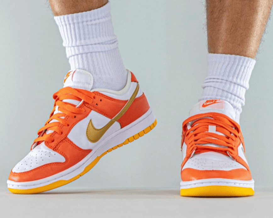 “雪城金钩”！全新白橙Nike Dunk Low首度曝光！