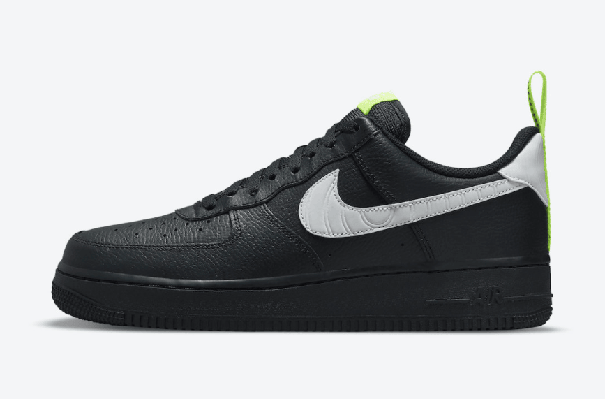 压纹Swoosh！两款全新AF1曝光！ 货号：DO6394-001/DO6394-100