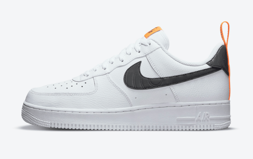 压纹Swoosh！两款全新AF1曝光！ 货号：DO6394-001/DO6394-100