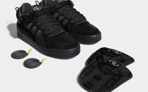 户外机能感！全新Bad Bunny x adidas Forum Buckle Low即将登场！ 货号：GW5021