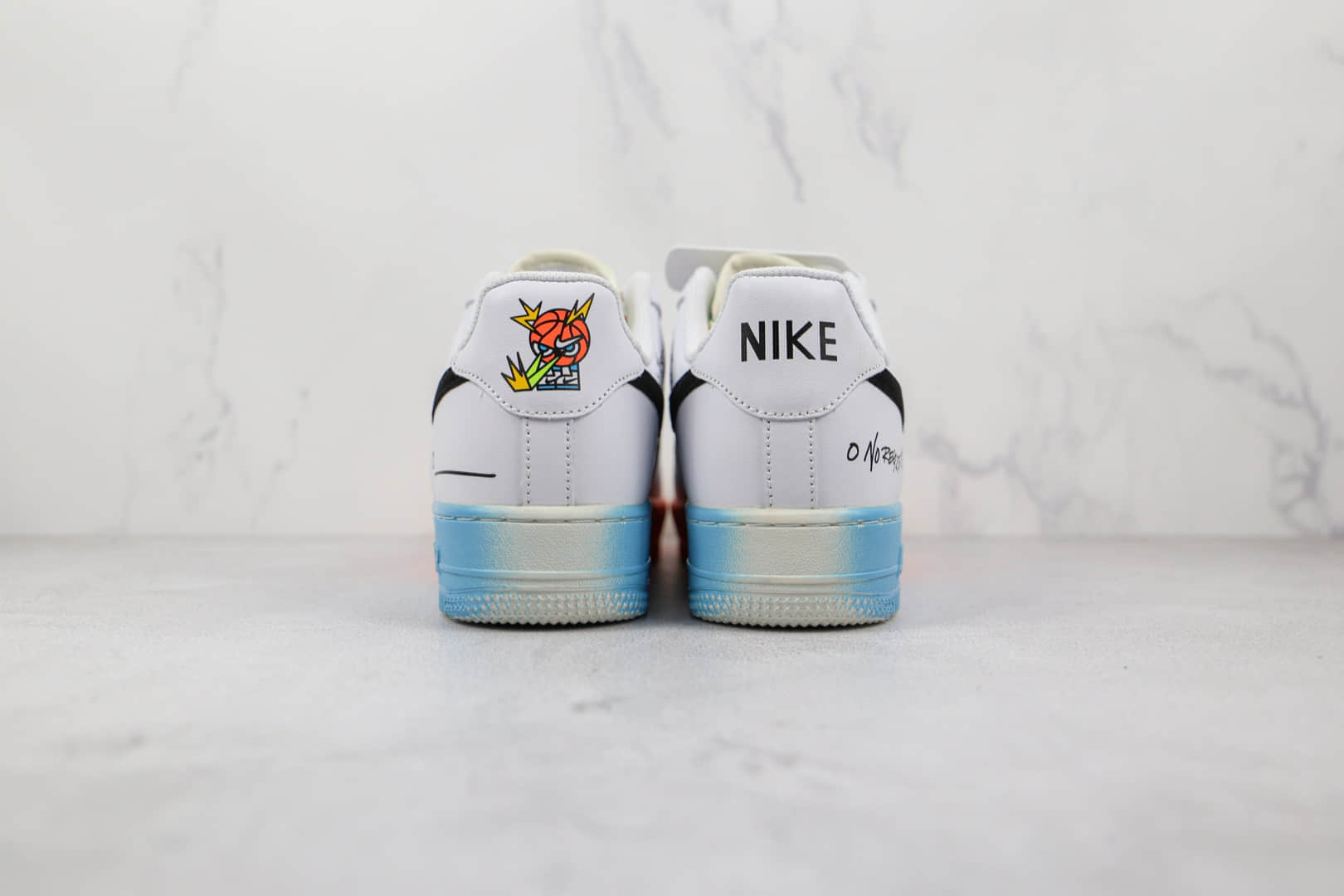 耐克Nike Air Force 1 Low 07纯原版本低帮空军一号白红蓝电玩涂鸦板鞋内置气垫 货号：DJ4679-101