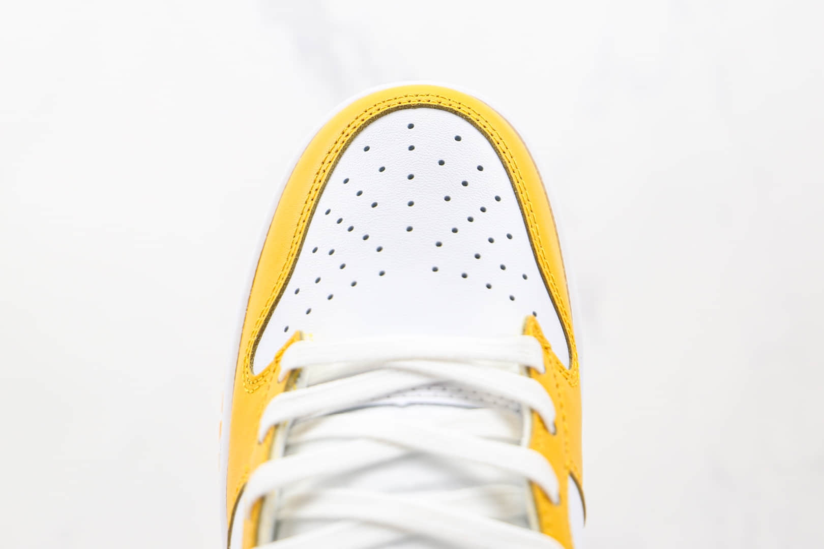 耐克Nike Dunk High Dark Sulfur纯原版本高帮DUNK姜黄色板鞋原档案数据开发 货号：DD1869-106