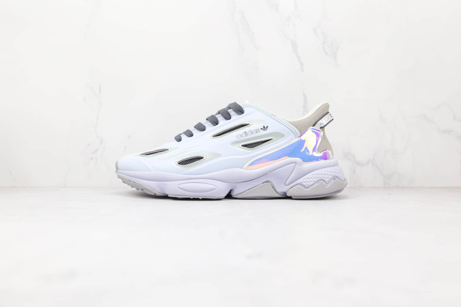阿迪达斯Adidas original Ozweego Celox M纯原版本水管二代皮面银灰色慢跑鞋原档案数据开发 货号：GX2956