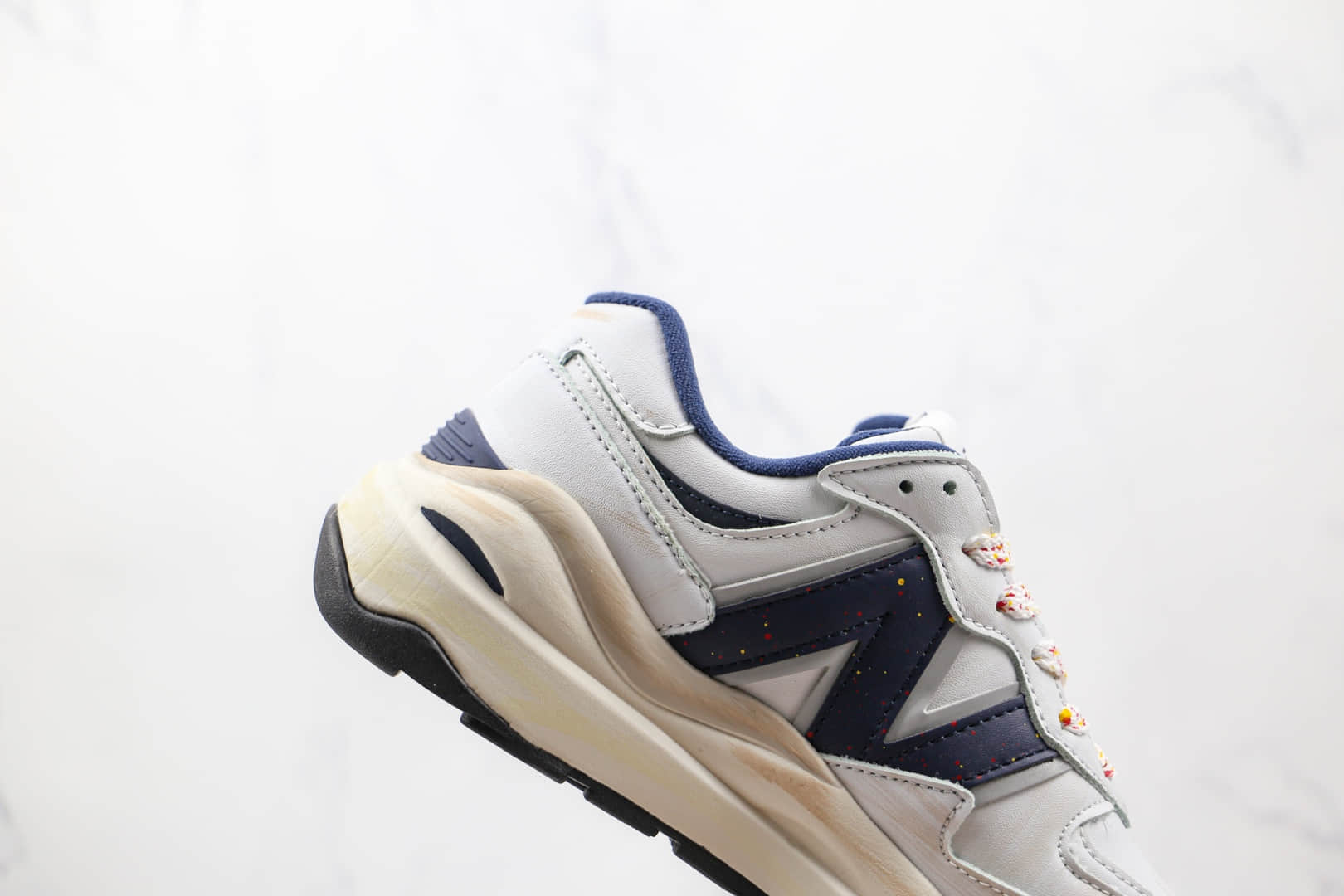 新百伦New Balance 5740纯原版本网面黑白泼墨NB5740慢跑鞋原鞋开模一比一打造 货号：M5740FD1