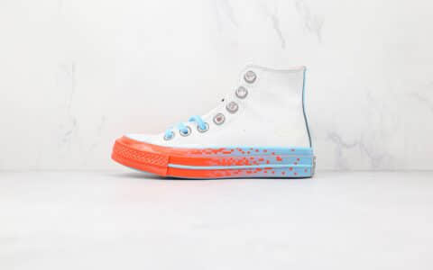 匡威Converse Chuck Taylor All Star 1970s公司级版本高帮游戏主题白蓝砖红硫化帆布鞋原盒原标