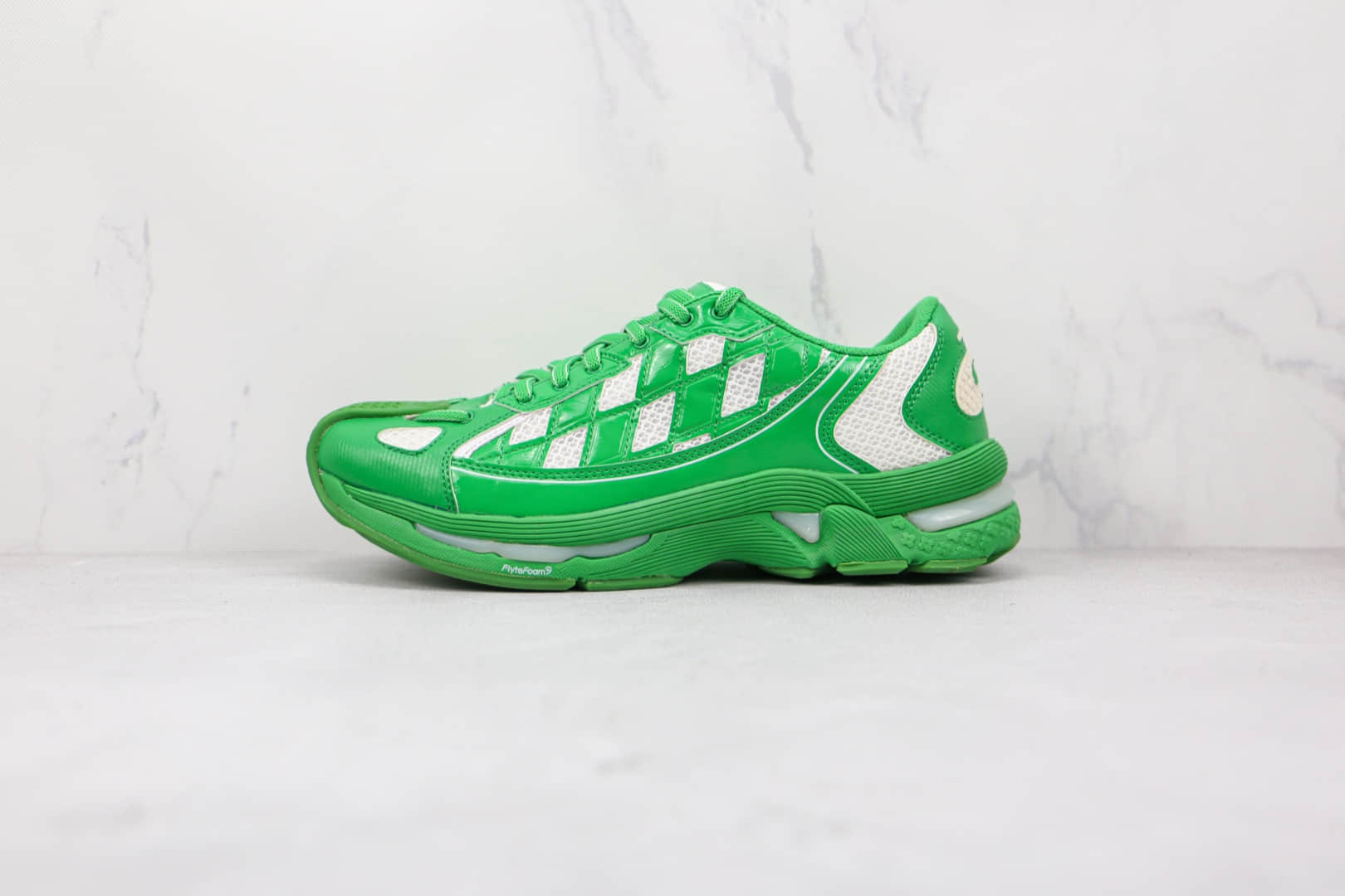 亚瑟士ASICS KIKO KOSTADINOV ASI GEL-KIRIL联名款纯原版本白绿格子运动跑鞋原盒原标