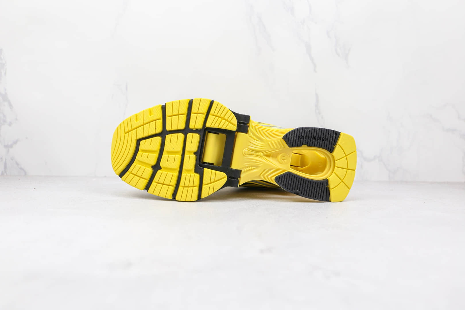 巴黎世家Balenciaga X-Pander纯原版本黑黄色弹簧增高复古老爹鞋原楦头纸板打造
