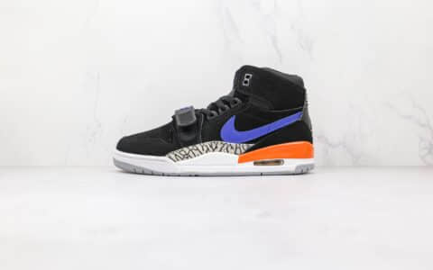 乔丹Air Jordan Legacy 312纯原版本高帮AJ312黑蓝色板鞋原档案数据开发 货号：AV3922-048