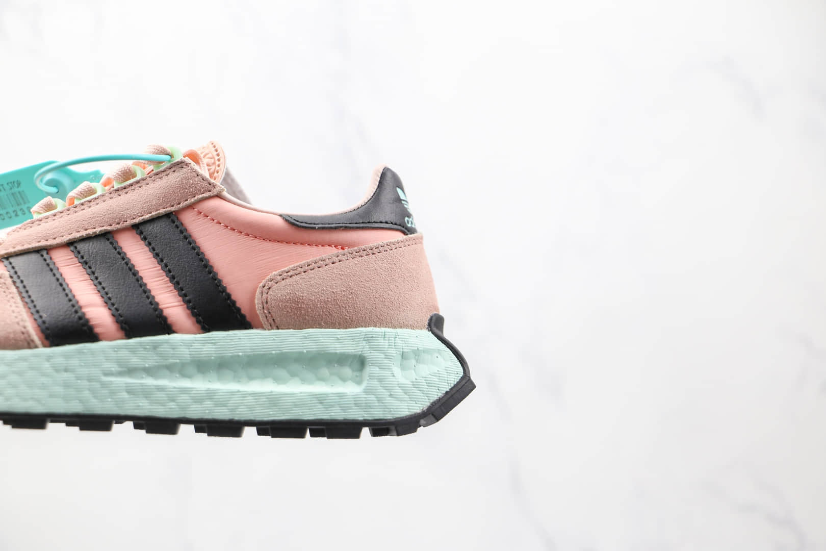 阿迪达斯Adidas RETROPY E5纯原版本三叶草粉色厚底爆米花跑鞋原鞋开模一比一打造 货号：H03078