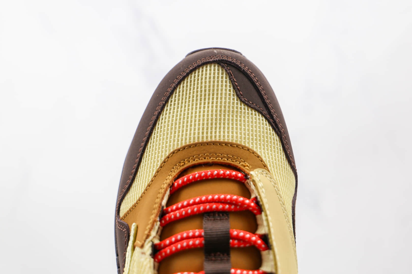 耐克Nike Air Max 1 Cactus Jack x Travis Scott联名款纯原版本倒勾米褐色气垫鞋原档案数据开发 货号：DO9392-200