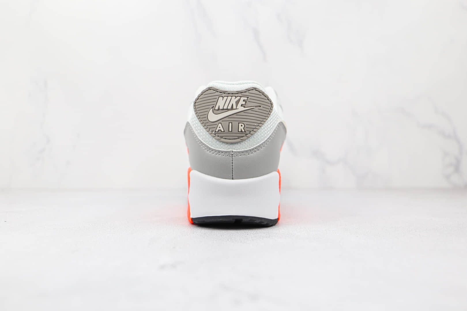 耐克Nike Air Max 90纯原版本白灰红色半掌气垫Max90气垫鞋原档案数据开发 货号：CT4352-103