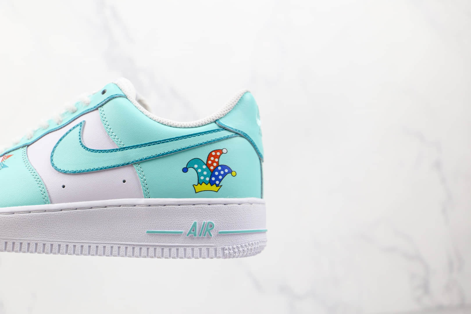 耐克Nike Air Force 1 Low 07纯原版本低帮空军一号蒂芙尼绿气球涂鸦板鞋内置气垫 货号：CW2288-111