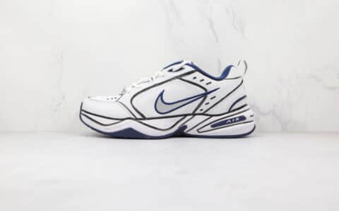 耐克Nike Air Monarch M2K纯原版本复古M2K白蓝色涂鸦老爹鞋原楦头纸板打造 货号：415445-102