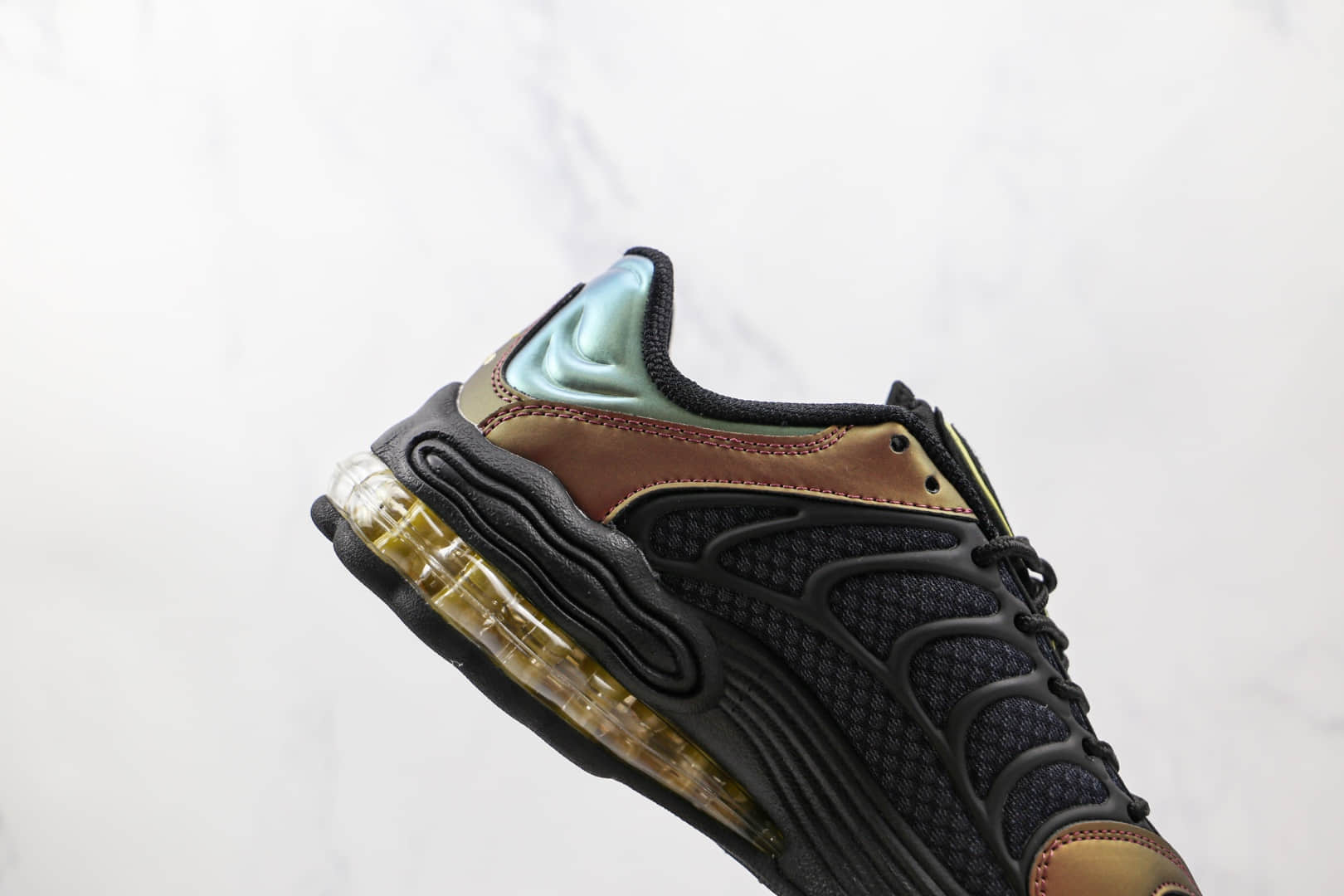 耐克Nike Air Tuned Max OG Dark Charcoal纯原版本深色木炭黑褐绿色Tuned Max气垫鞋原楦头纸板打造 货号：CV6984-001