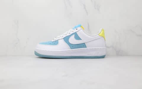 耐克Nike Air Force 1 Low '07 LAGOON PULSE纯原版本低帮空军一号汤达人联名款白蓝色板鞋内置气垫 货号：AA7687-400