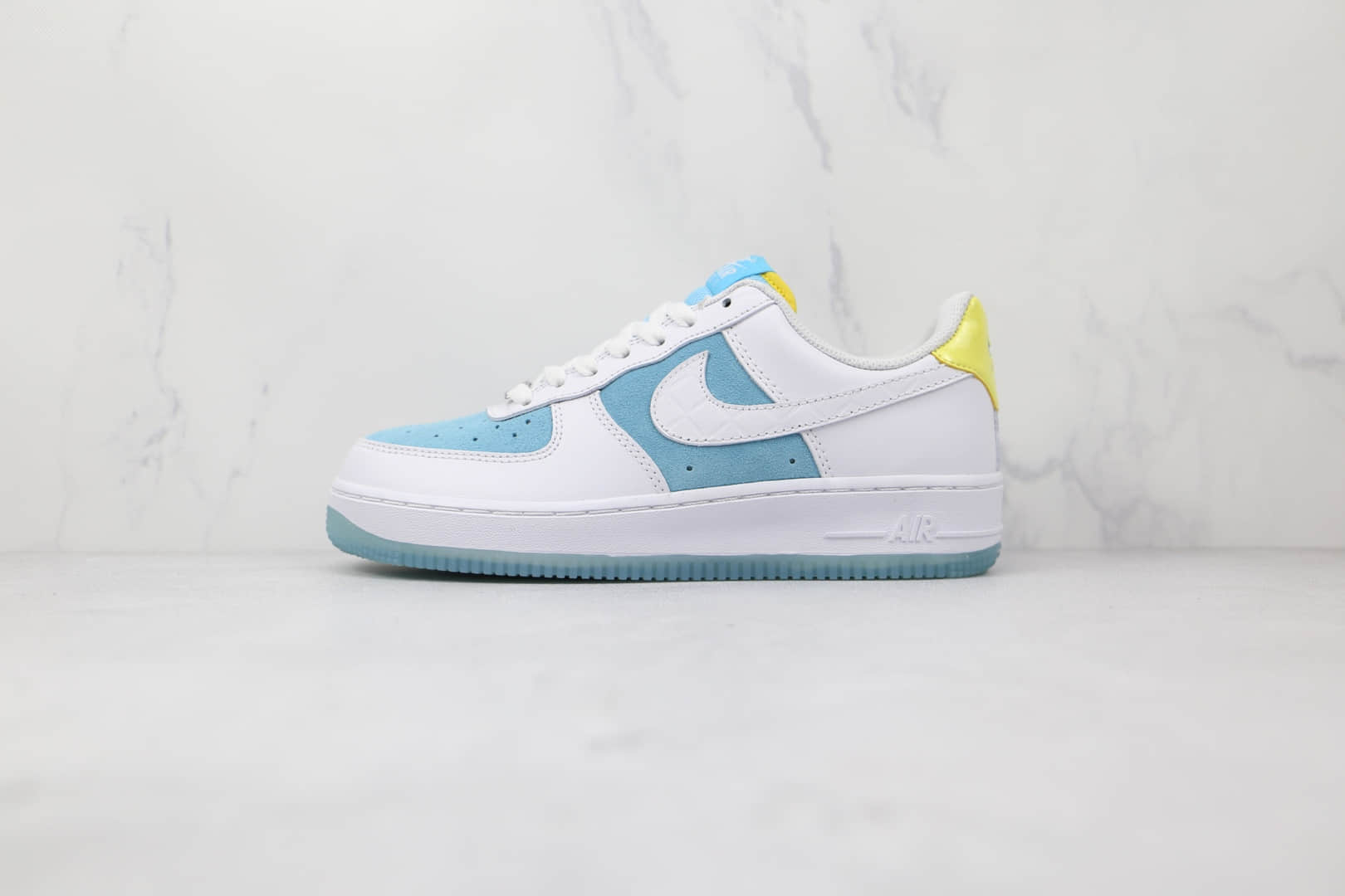 耐克Nike Air Force 1 Low '07 LAGOON PULSE纯原版本低帮空军一号汤达人联名款白蓝色板鞋内置气垫 货号：AA7687-400