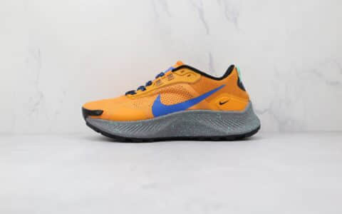 耐克NIKE PEGASUS TRAIL 3纯原版本橙蓝色飞马越野跑鞋原楦头纸板打造 货号：DA8697-800