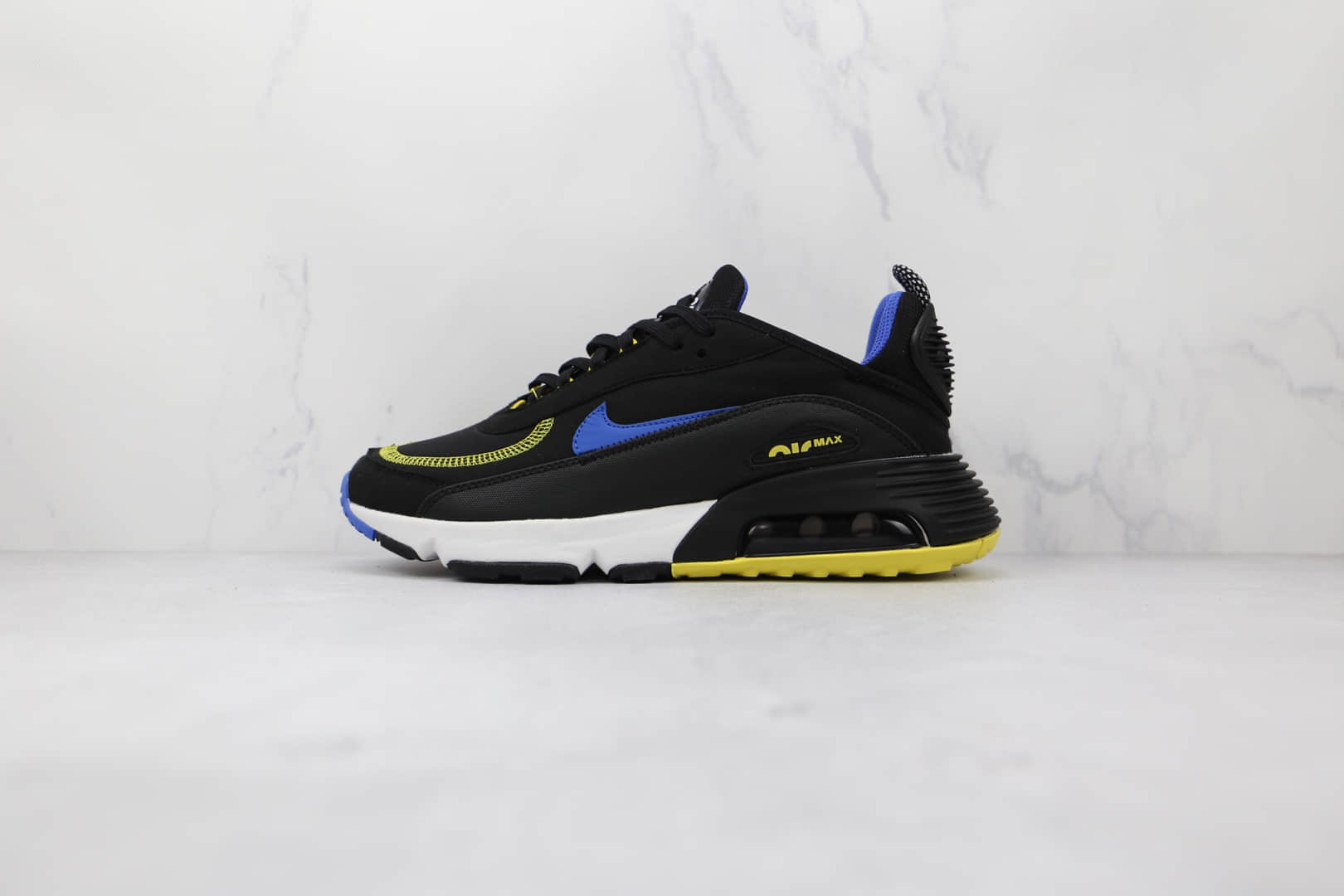 耐克Nike Air Max 2090纯原版本黑蓝色Max2090气垫鞋原楦头纸板打造 货号：DH7708-005