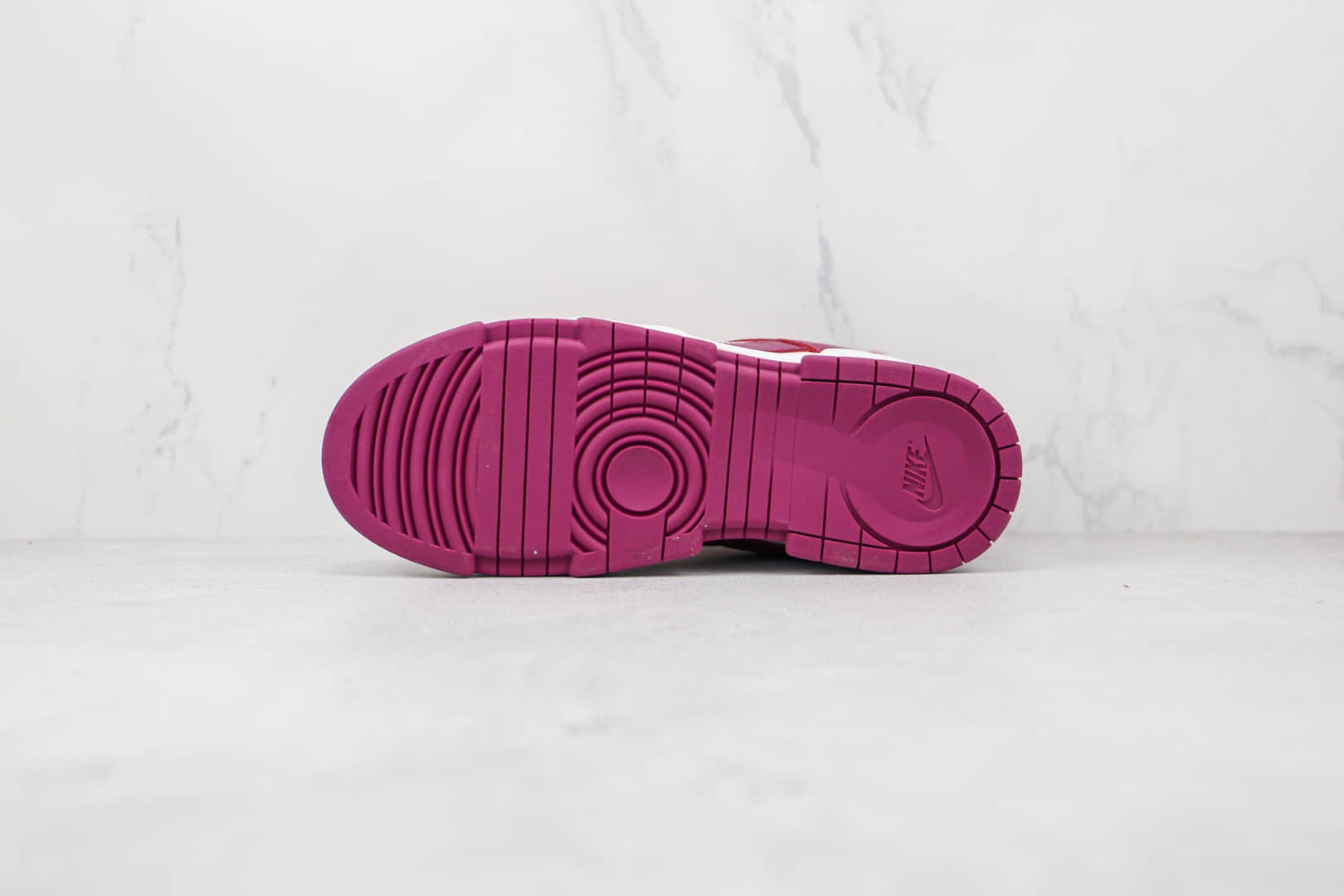 耐克Nike Dunk Low Disrupt纯原版本低帮DUNK解构酒红白红色板鞋原楦头纸板打造 货号：DJ6226-100