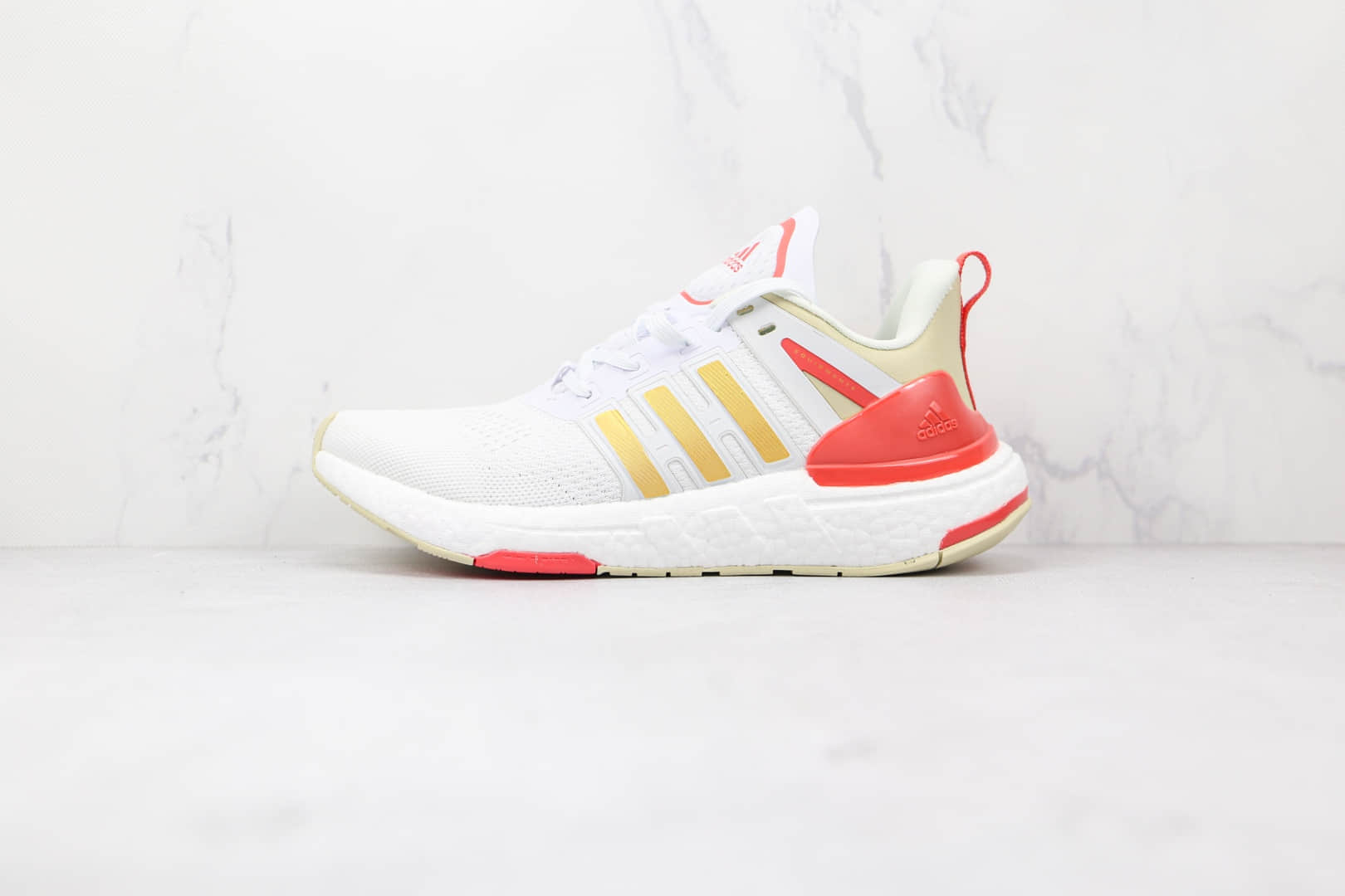 阿迪达斯Adidas EQUIPMENT+纯原版本白黄粉红色EQT爆米花跑鞋原鞋开模一比一 货号：H02754