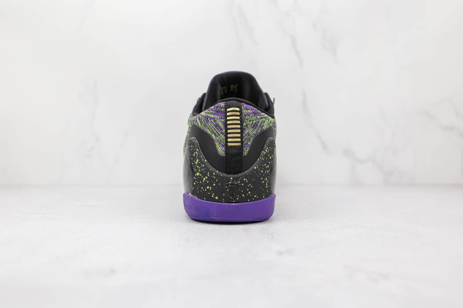 耐克Nike Kobe 9 Low Mamba Moment纯原版本科比9代黑绿紫曼巴时刻篮球鞋支持实战 货号：677992-998