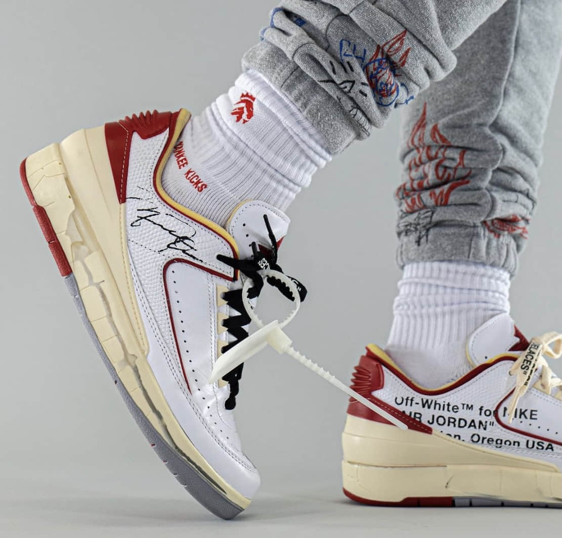 芝加哥+皇家蓝！两款OW x AJ2上脚图曝光！11月12日发售！